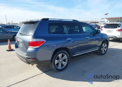 2013 Toyota Highlander Limited V6 from USA, damaged, VIN 5TDYK3EH0DS103886